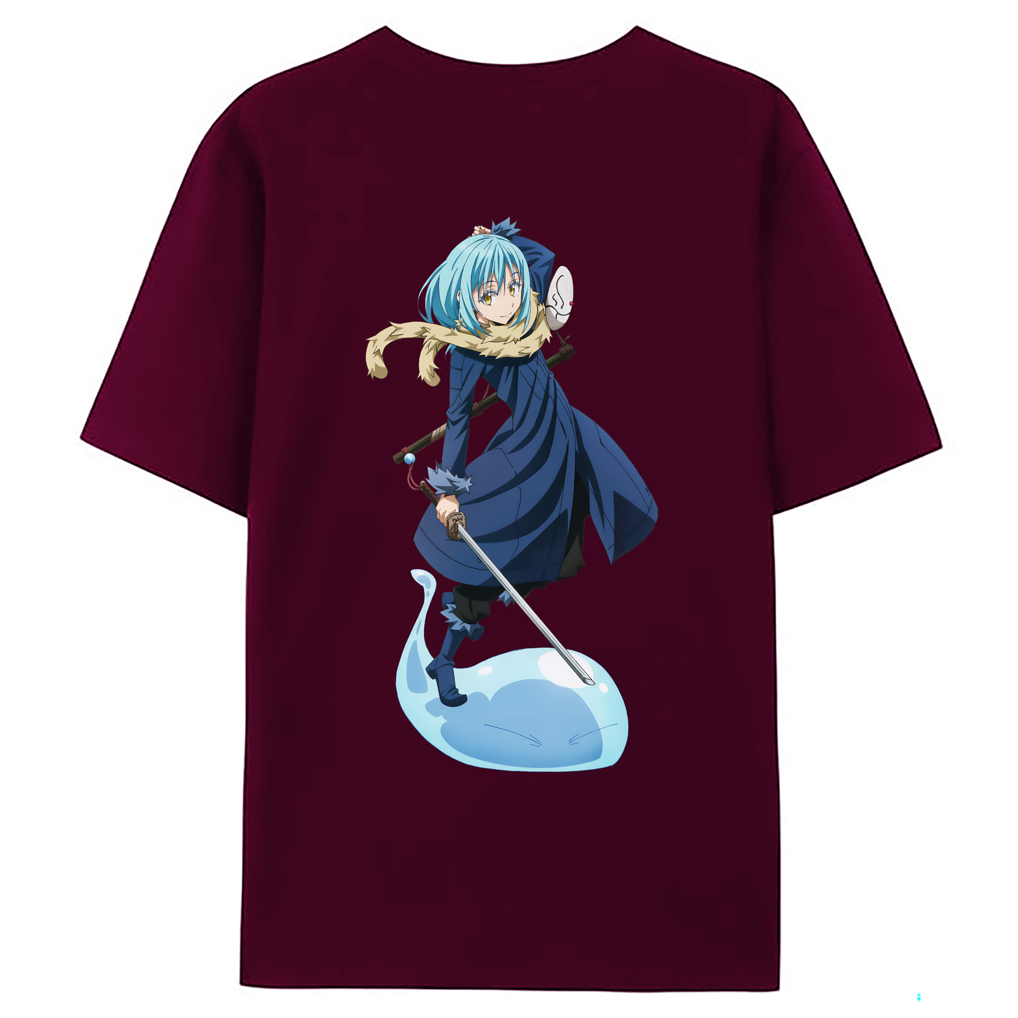 （画像用） 転スラ Regarding Reincarnated to Slime レディース半袖Tシャツ(バックプリント)